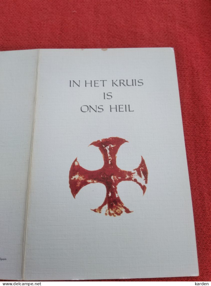 Doodsprentje Johannes Theofiel Boone / Eksaarde 23/11/1895 Eksaarde Doorslaar 19/2/1977 ( Maria Ida Marquenie ) - Religion & Esotérisme