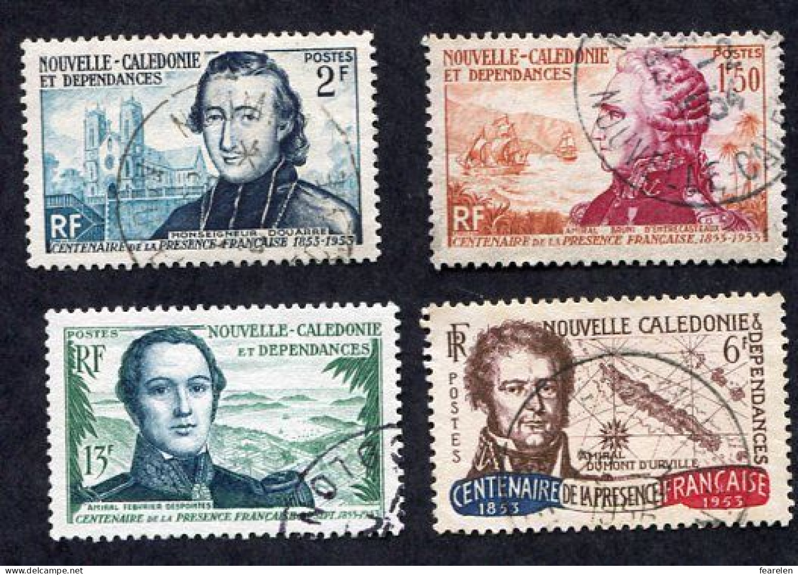 Colonie Française, Nouvelle-Calédonie N°280-3 Oblitérés, Très Beau - Used Stamps