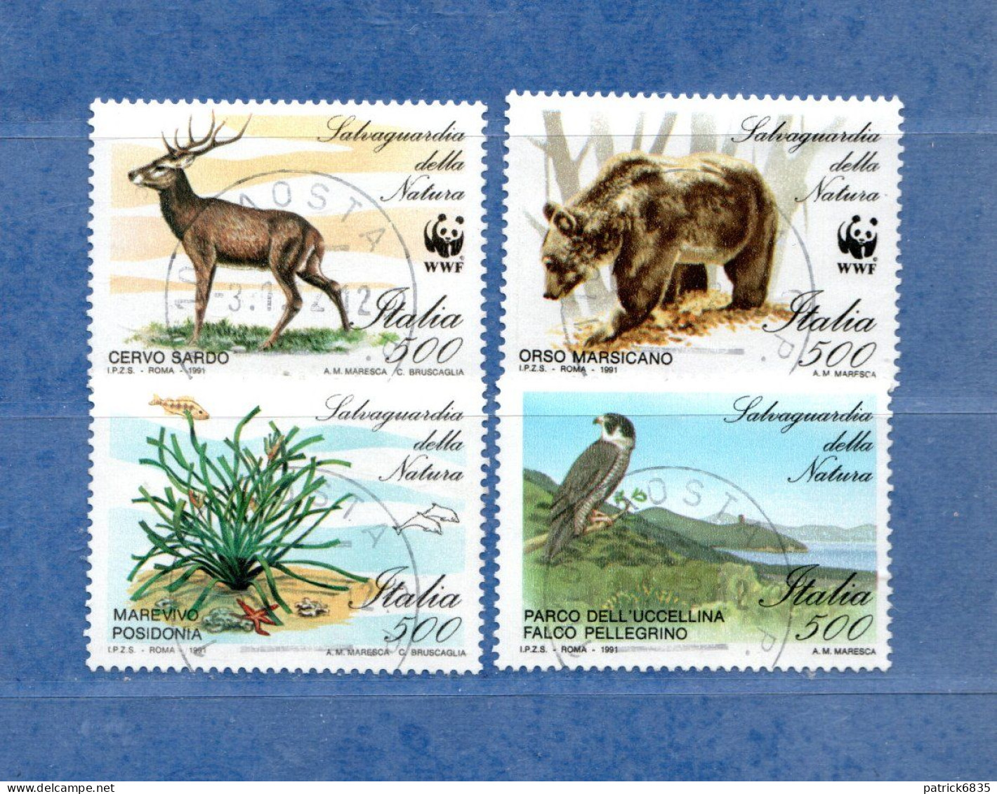 (Fr) Italia ° - 1991- Salvaguardia Della Natura. Serie Unif. 1996 à 1999.  LUSSO - 1991-00: Gebraucht