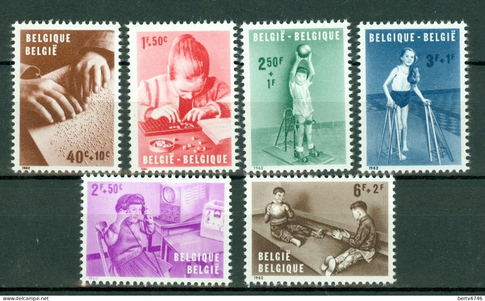 Belg. 1962 OBP/COB 1225/30**, MNH - Ongebruikt