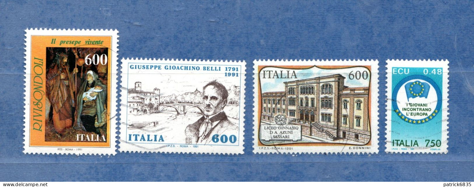 (Fr) Italia ° - 1991-  4 VALORI. MNH**  LUSSO - 1991-00: Usati