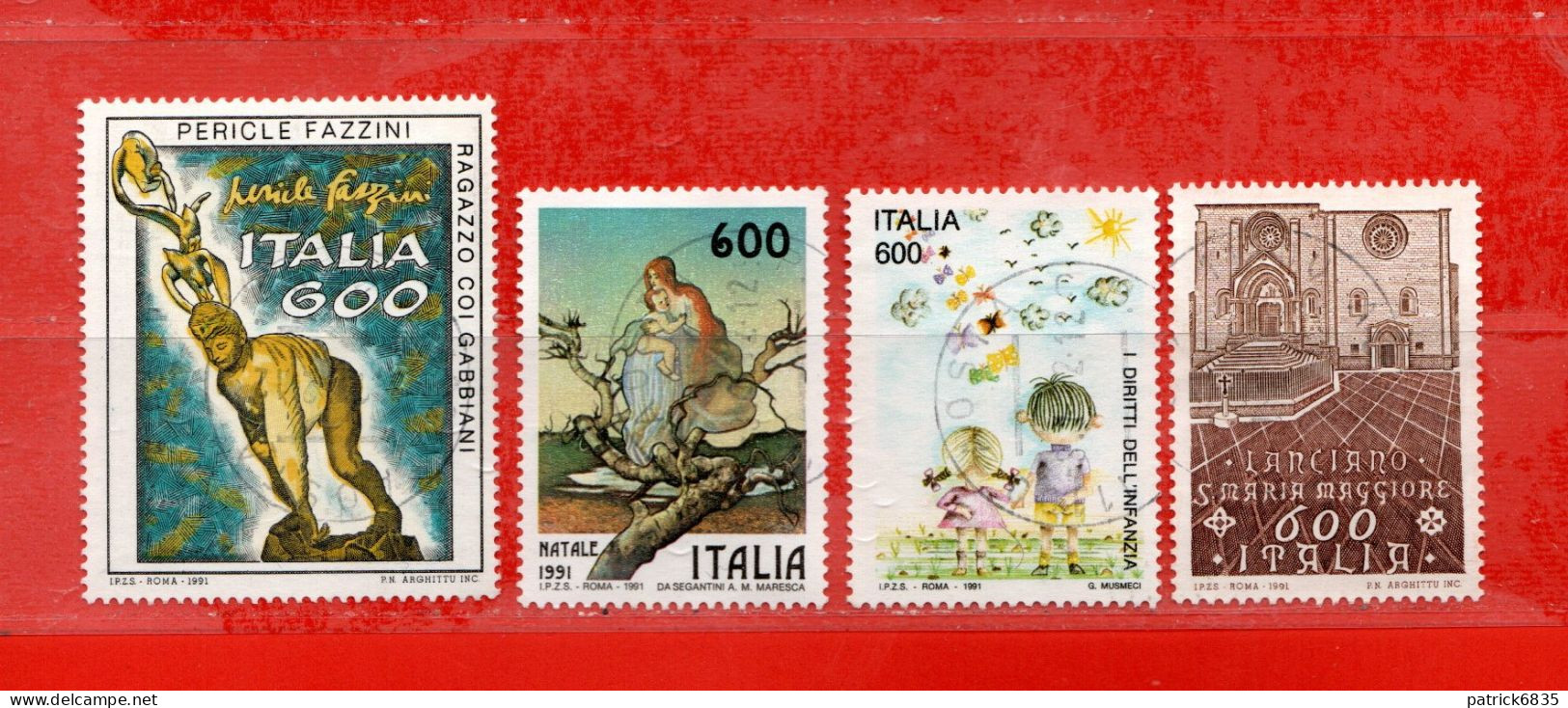 (Fr) Italia ° - 1991-  4 VALORI. MNH**  LUSSO - 1991-00: Oblitérés