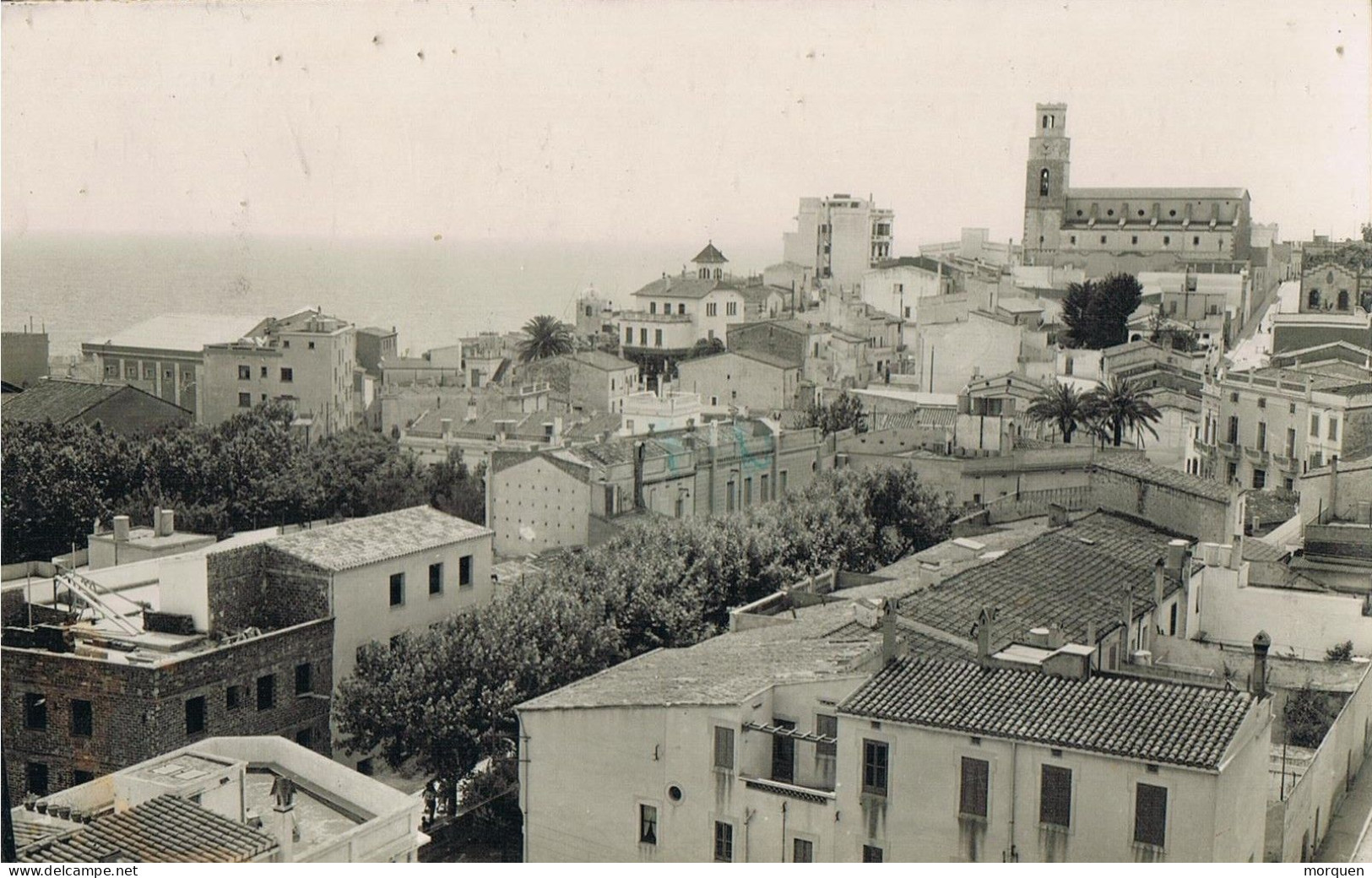 54470. Postal MASNOU (Barcelona) 1960. Vista Parcial De La Poblacion De MASNOU - Brieven En Documenten