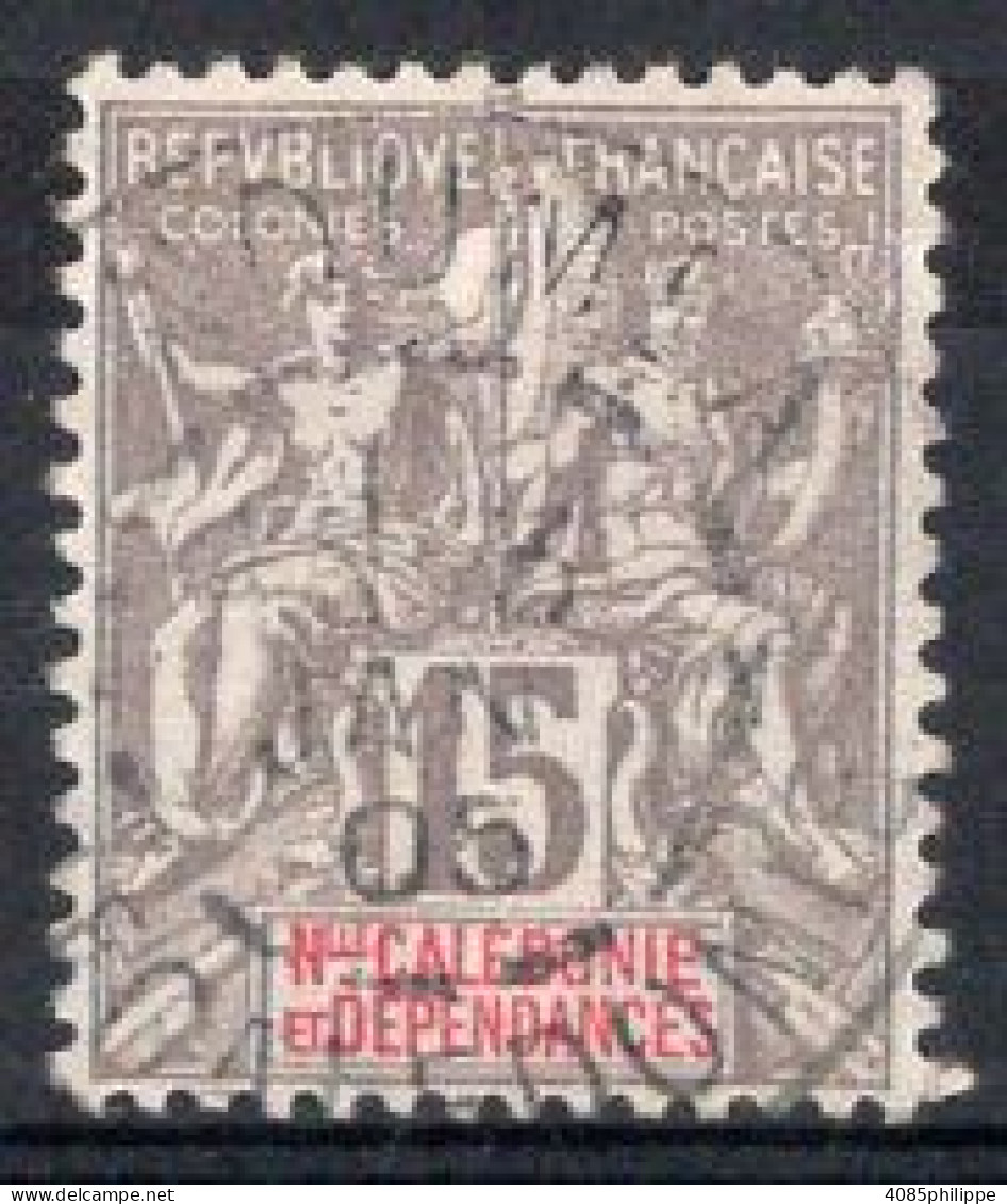 Nvelle CALEDONIE Timbre Poste N°61 Oblitéré TB Cote : 2.00€ - Used Stamps