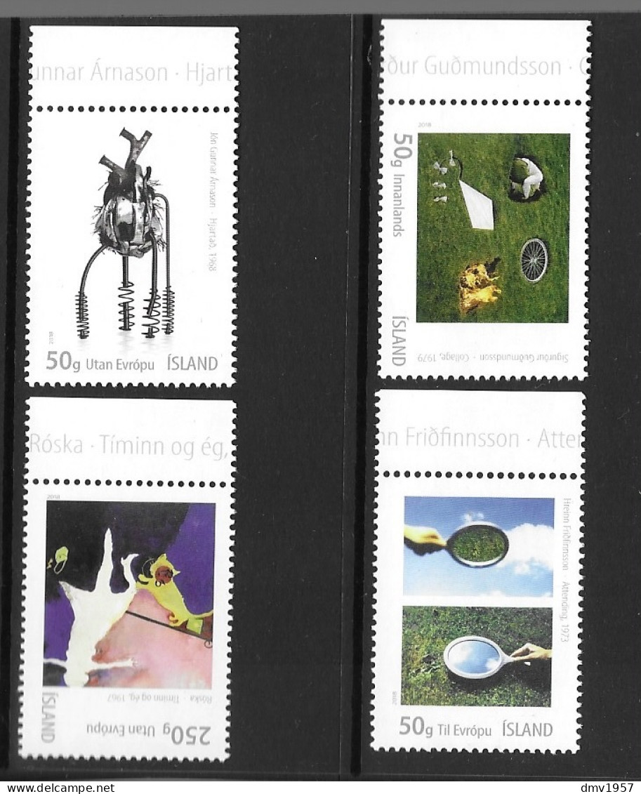 Iceland 2018 MNH Icelandic Visual Art. The Sum Group Sg 1560/3 - Unused Stamps