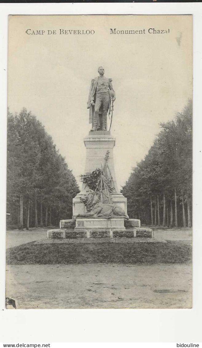 CPA-CAMP DE BEVERLOO " Monument Chazal " - Leopoldsburg (Camp De Beverloo)