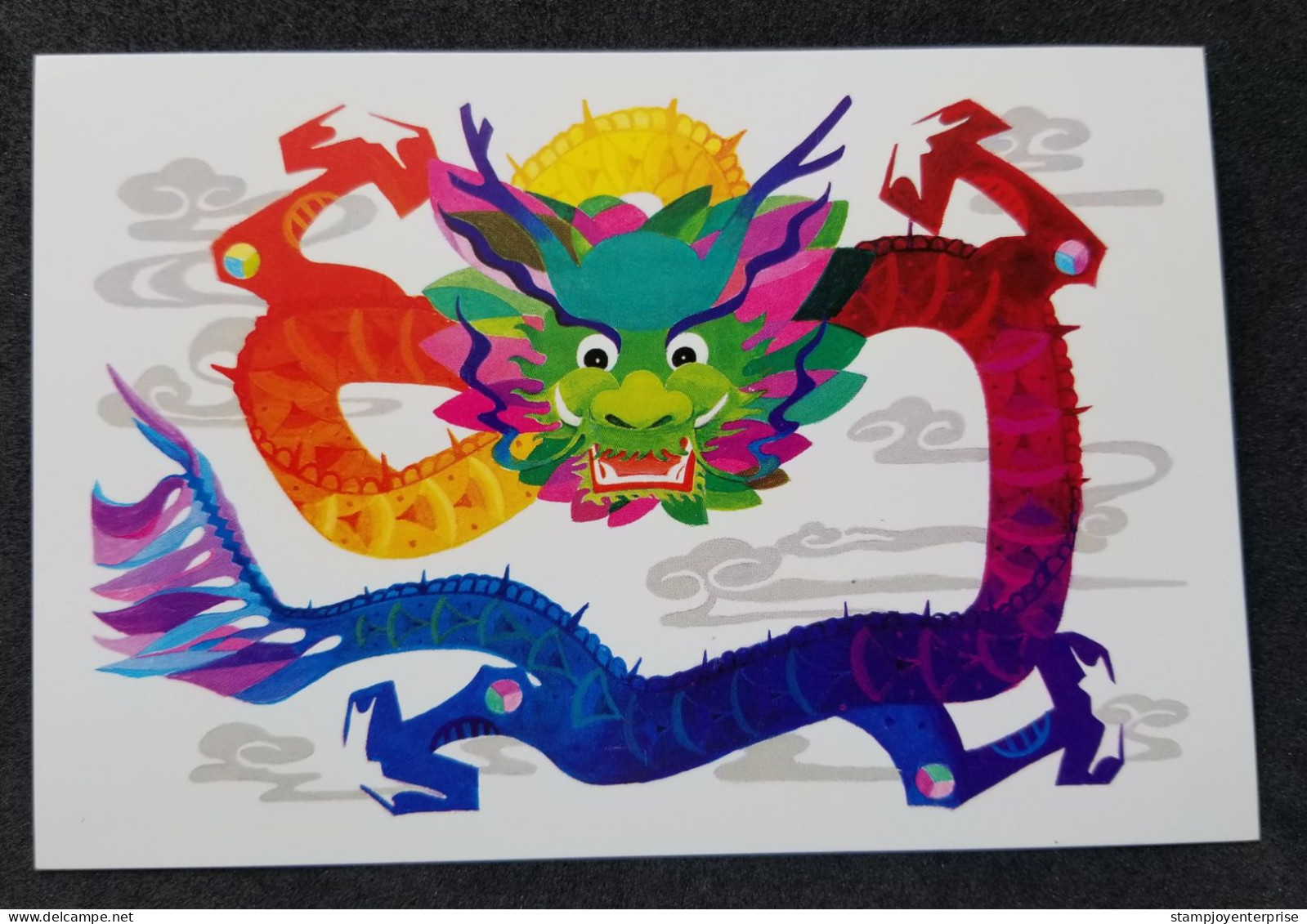 China Year Of The Dragon 2000 Chinese Lunar Zodiac (postcard) MNH - Unused Stamps