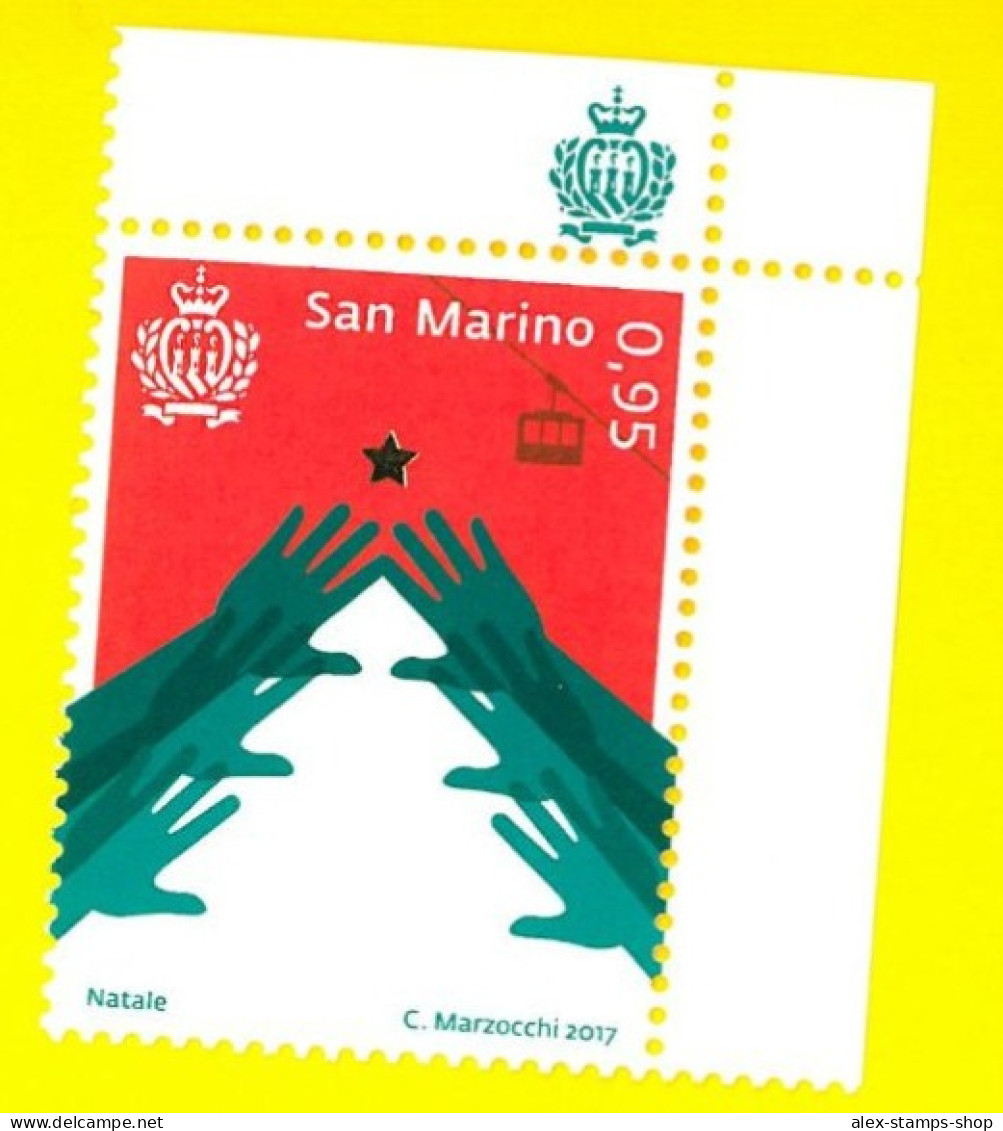 SAN MARINO 2017 NATALE - New Stamp Christmas - Unused Stamps