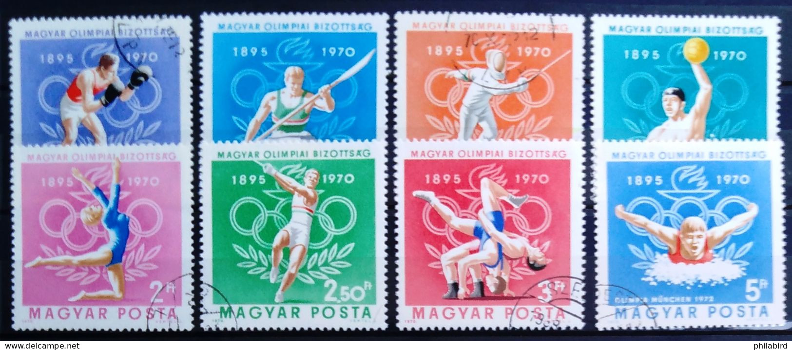 HONGRIE                       N° 2120/2127                    OBLITERE - Used Stamps