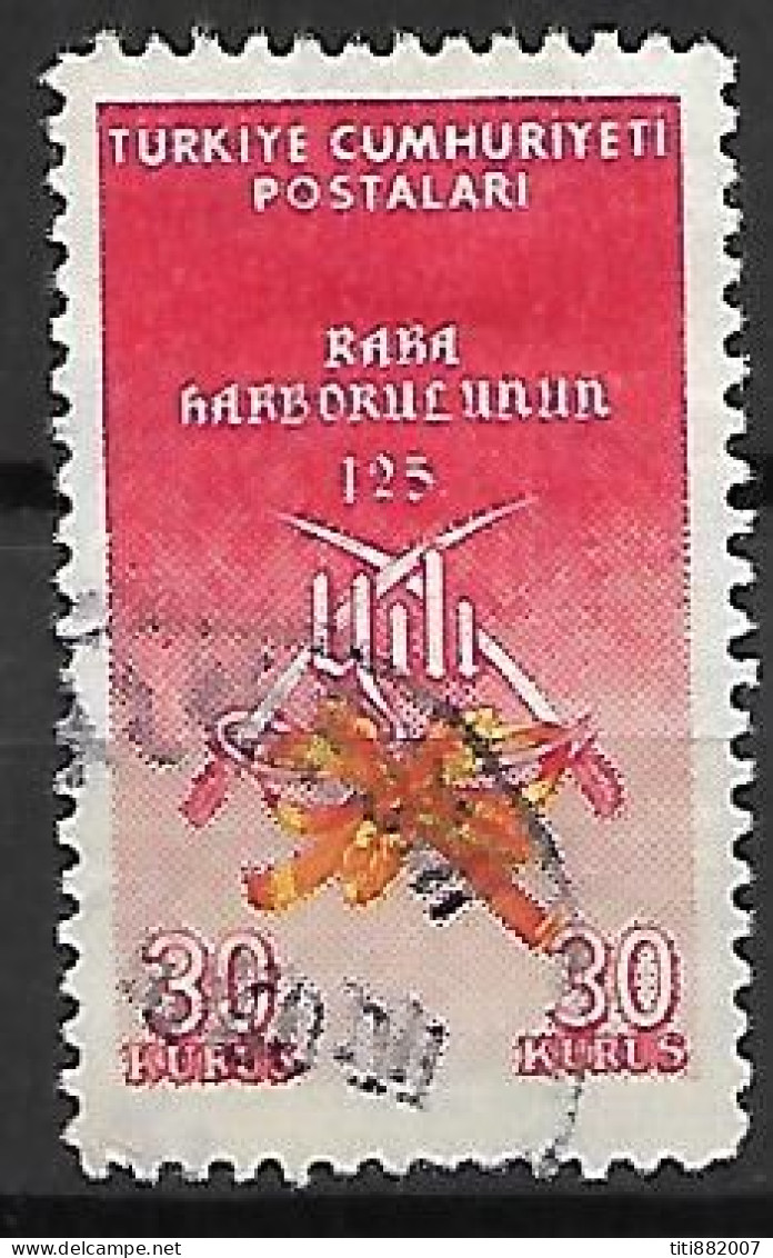 TURQUIE    -   1960 .  Y&T N° 1520 Oblitéré  . - Gebraucht