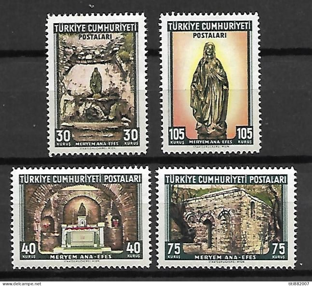 TURQUIE    -   1962 .  Y&T N° 1630 à 1633 * . Série Complète. . - Unused Stamps