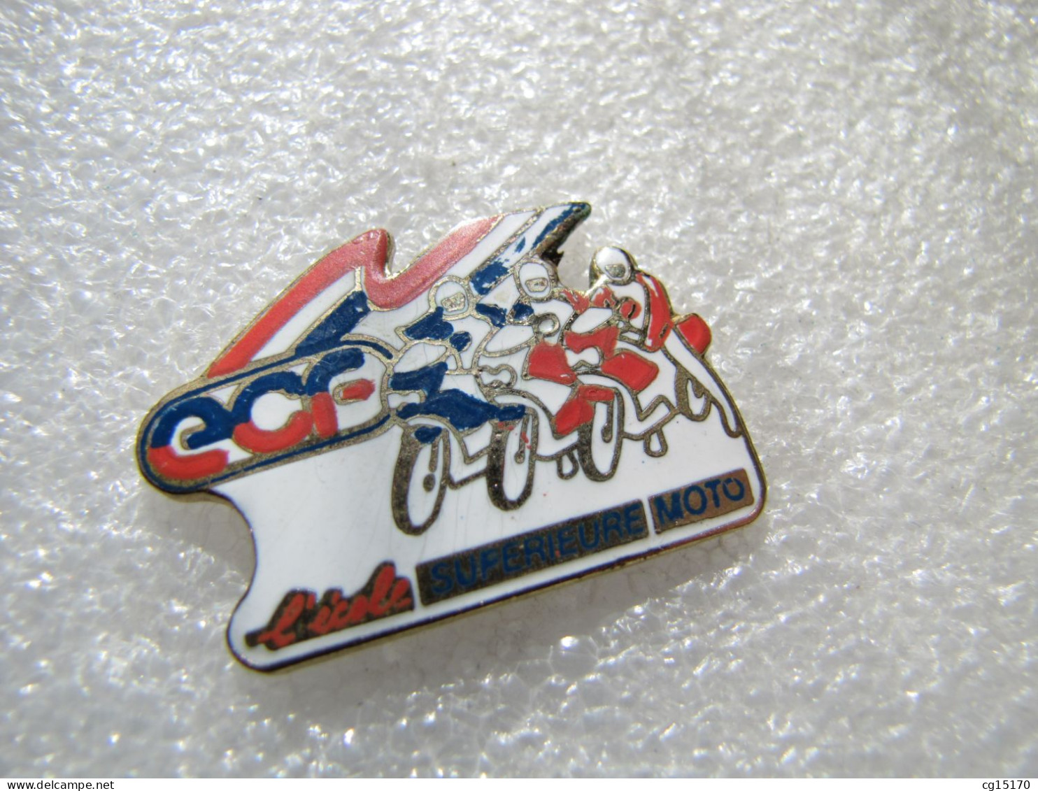 PIN'S    E C F   ECOLE SUPERIEUR MOTO   Email Grand Feu - Motorbikes