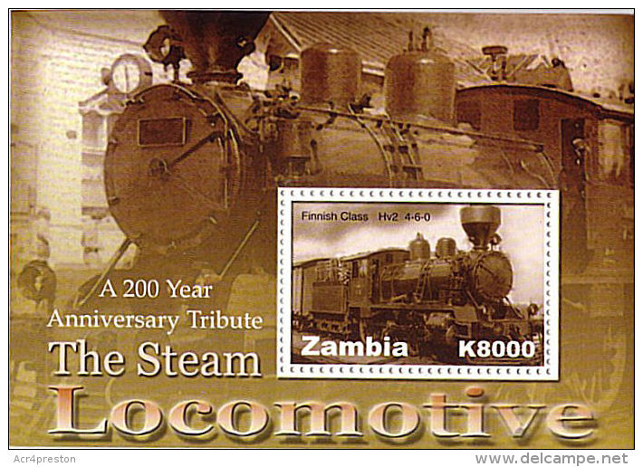 Zm1008a Zambia 2005, SG1008a, K8,000, 200 Years Of Locomotives - Class HV2 (railway) MNH - Zambie (1965-...)