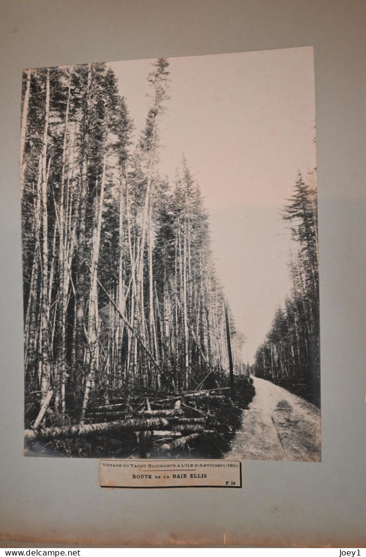 Anticosti ,l'Album photo qui raconte l histoire de l'ile d ' Anticosti après l achat de l ile par Henri Menier en 1895