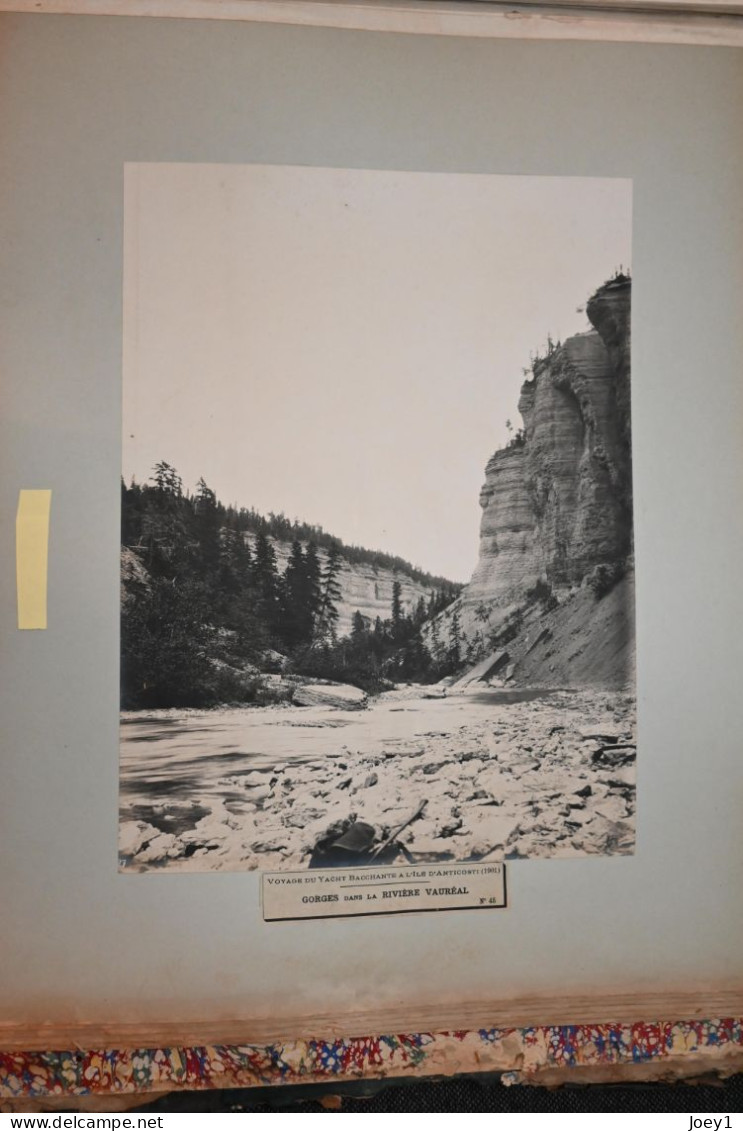 Anticosti ,l'Album photo qui raconte l histoire de l'ile d ' Anticosti après l achat de l ile par Henri Menier en 1895