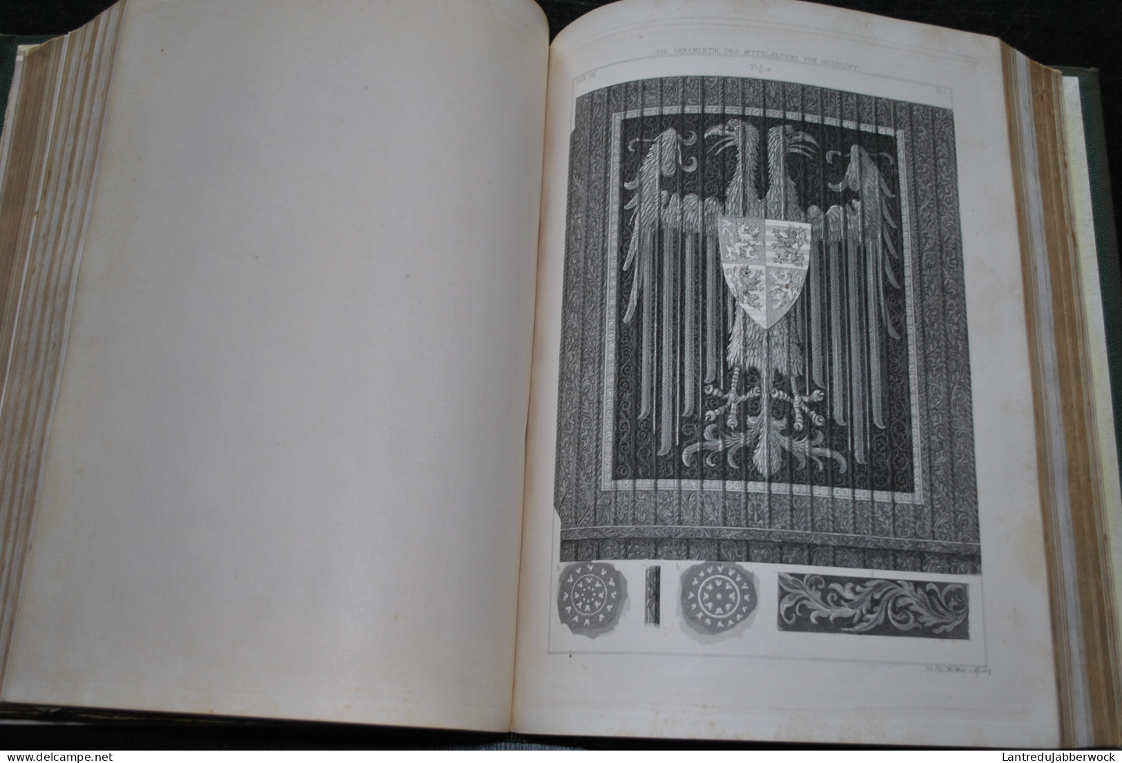 Carl HEIDELOFF Les ornements du Moyen-Age Die ornamentik des Mittelalters Nurnberg 1846-52 24 livraisons Complet Gravure