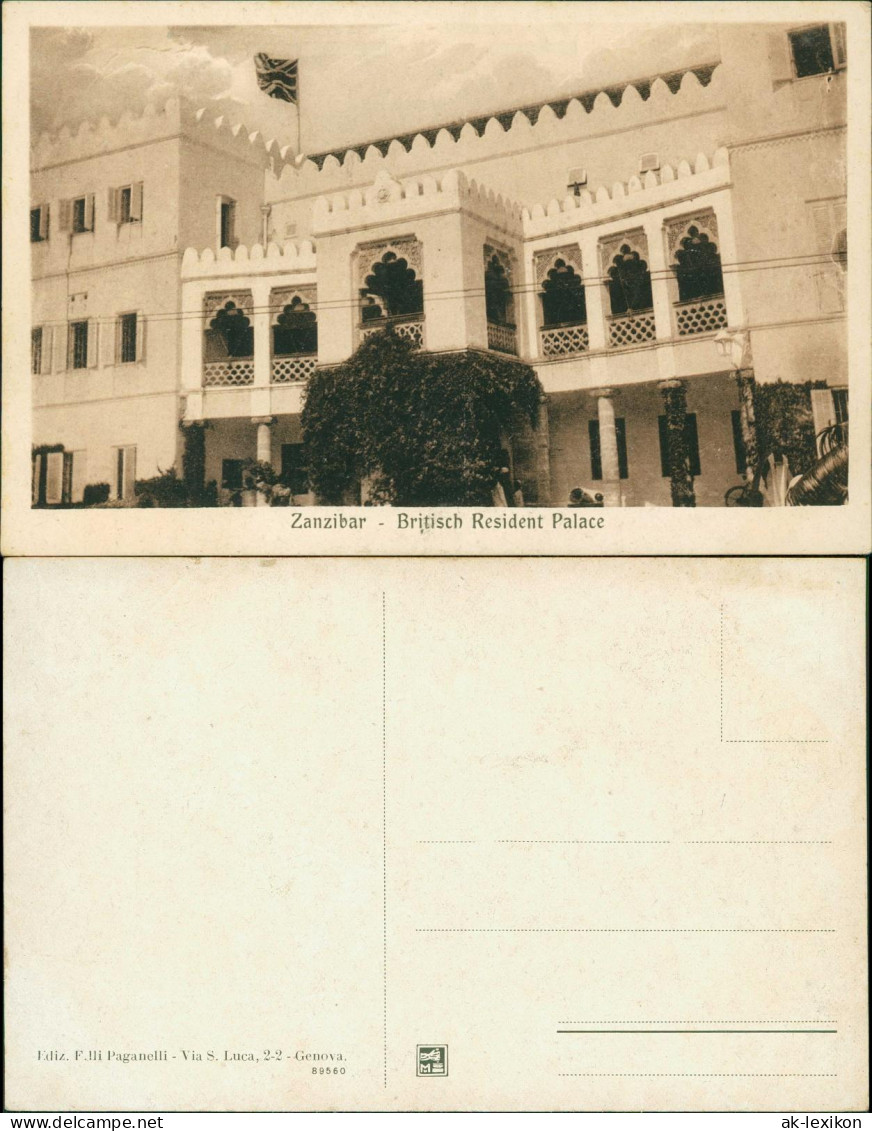 Sansibar Zanzibar زنگبار‎ Britisch Resident Palace Tansania Tanzania 1931 - Tansania