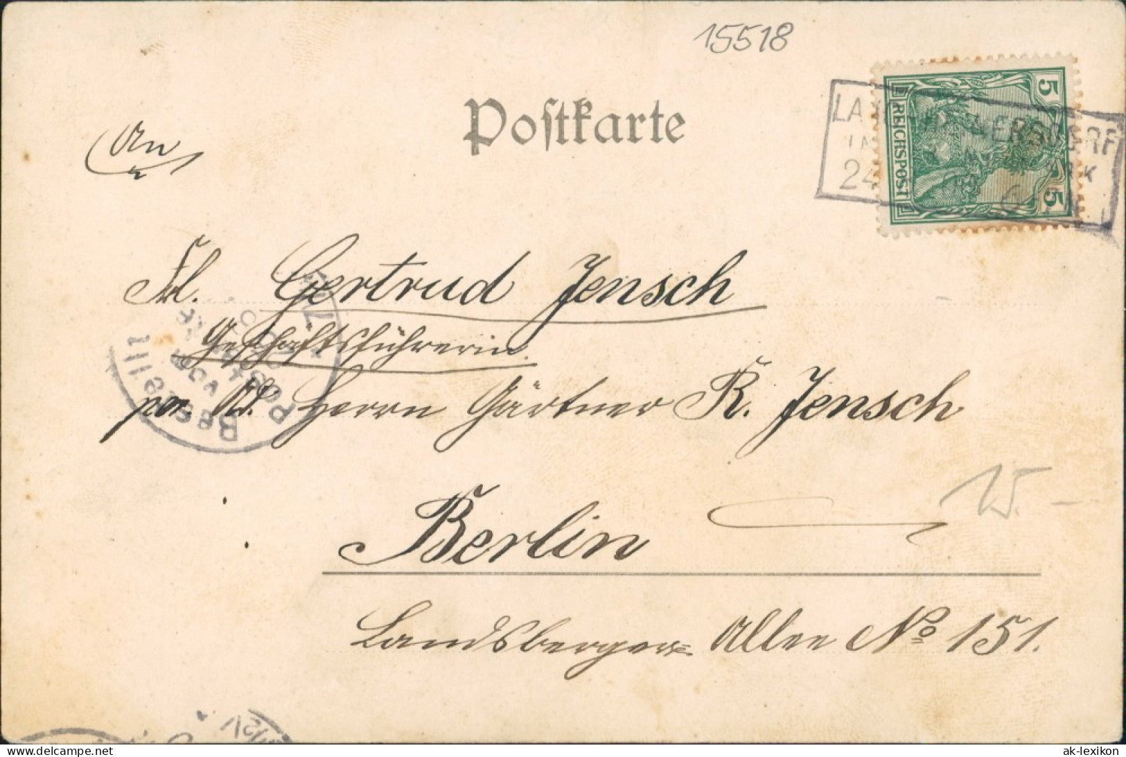 Postcard Buckow Buków (Sulechów) Landpost Postamt Gasthof 1900 - Neumark