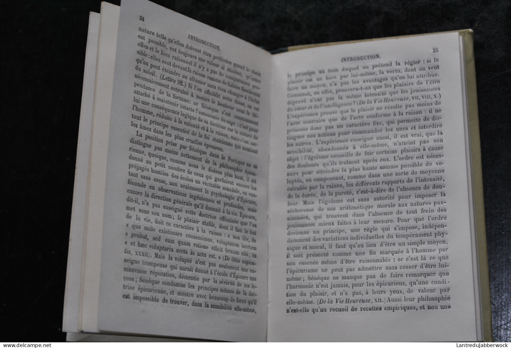 L.A. SENECAE DE VITA BEATA Texte Latin Introduction De 46 Pages Par Delaunay Hachette 1882 SENEQUE SUR LA VIE HEUREUSE - 1801-1900