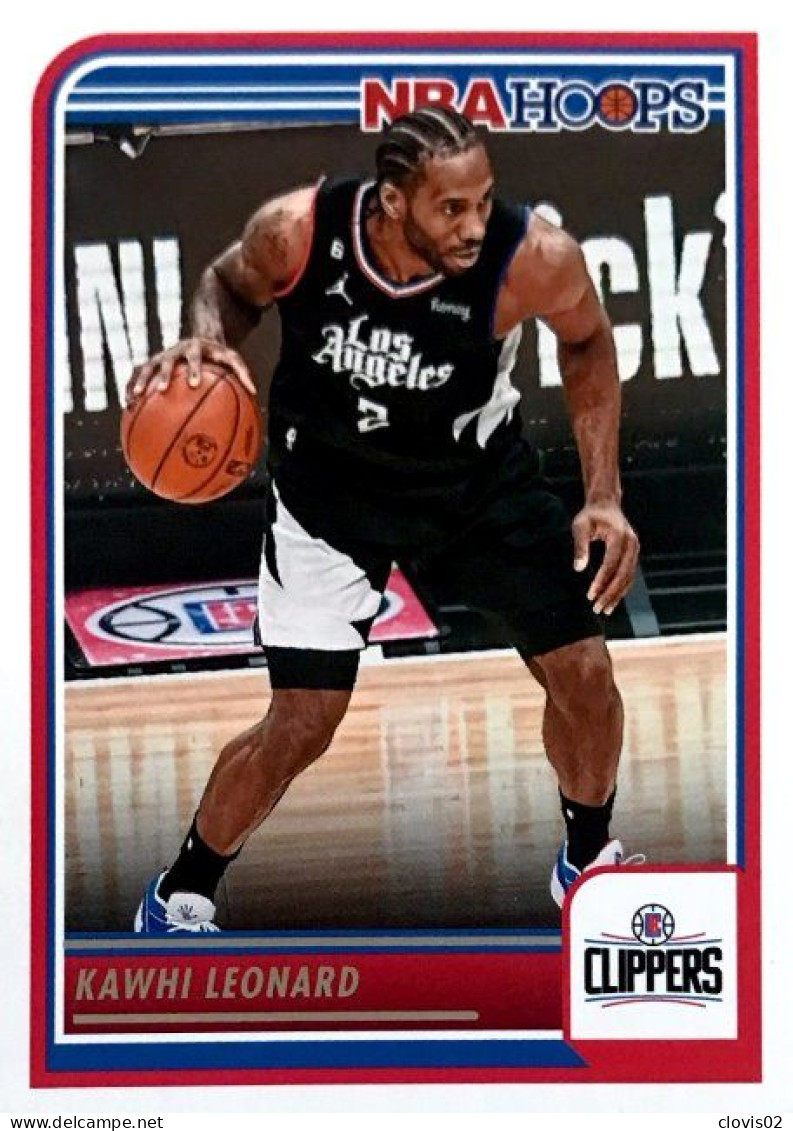 199 Kawhi Leonard - Los Angeles Clippers - Carte Panini 2023-2024 NBA Hoops Base Cards - Other & Unclassified