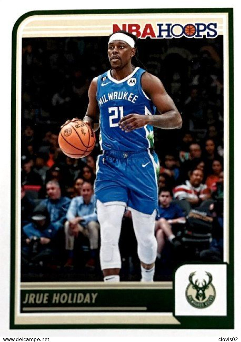 200 Jrue Holiday - Milwaukee Bucks - Carte Panini 2023-2024 NBA Hoops Base Cards - Altri & Non Classificati