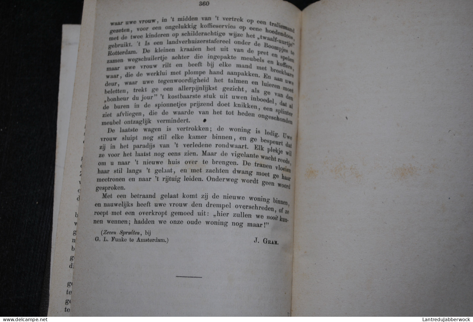 MINNAERT Nederlandsch leesboek Proza en poëzij der beste nederlandsche schrijvers Leiden Van Santen Gent Rogghe 1875