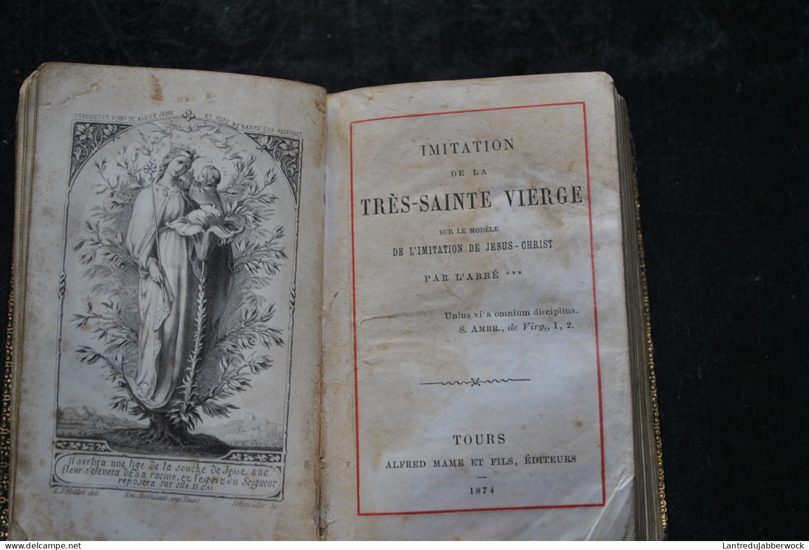 2 Petits Livres MAME La Journée Du Chrétien Sanctifiée Par La Prière & La Méditation Initiation De La Très Sainte Vierge - Religion