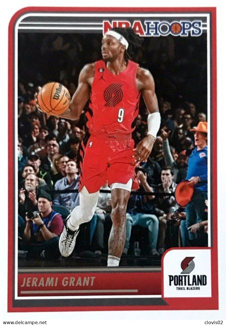 203 Jerami Grant - Portland Trail Blazers - Carte Panini 2023-2024 NBA Hoops Base Cards - Other & Unclassified