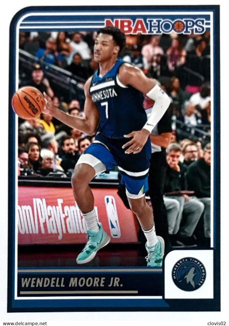 210 Wendell Moore Jr. - Minnesota Timberwolves - Carte Panini 2023-2024 NBA Hoops Base Cards - Altri & Non Classificati