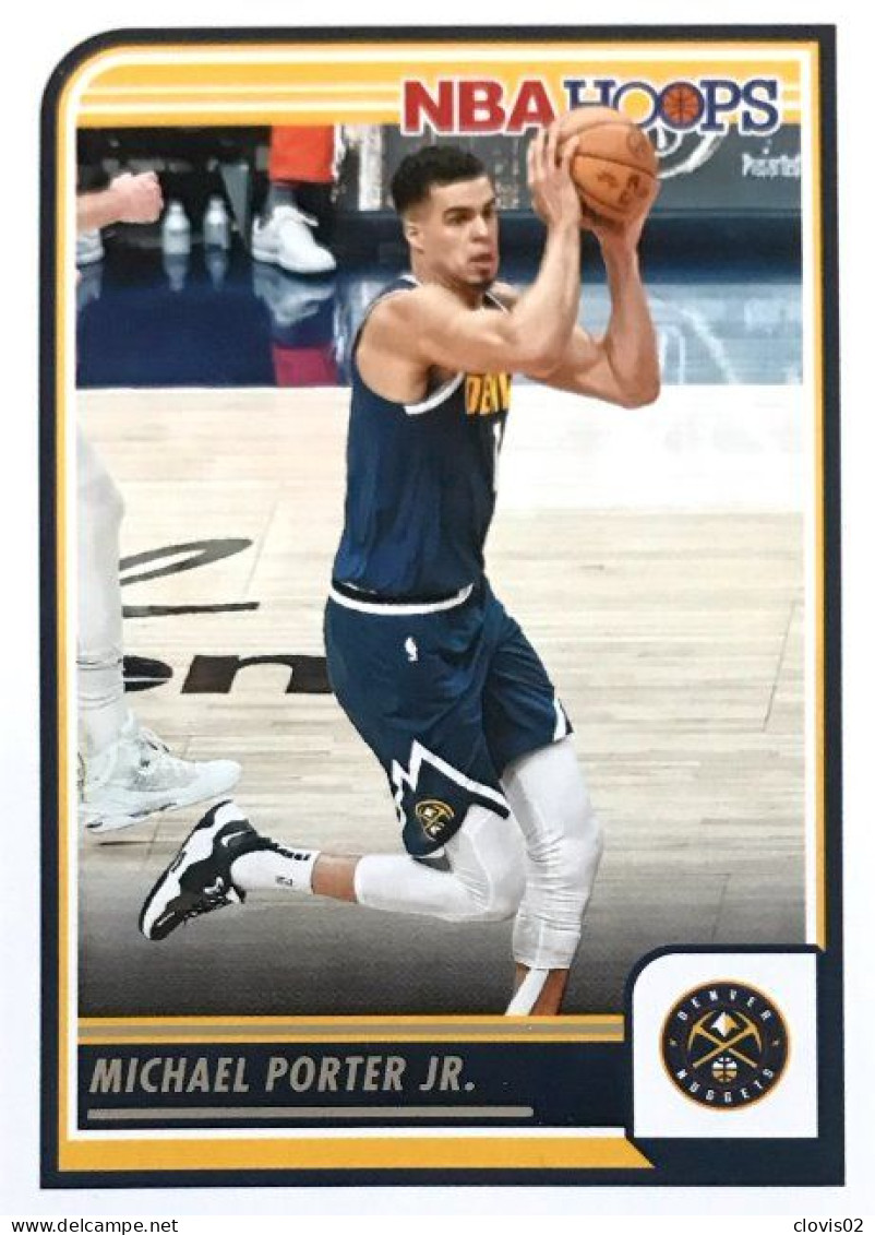 213 Michael Porter Jr. - Denver Nuggets - Carte Panini 2023-2024 NBA Hoops Base Cards - Sonstige & Ohne Zuordnung