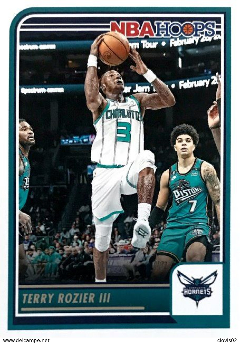 218 Terry Rozier III - Charlotte Hornets - Carte Panini 2023-2024 NBA Hoops Base Cards - Autres & Non Classés