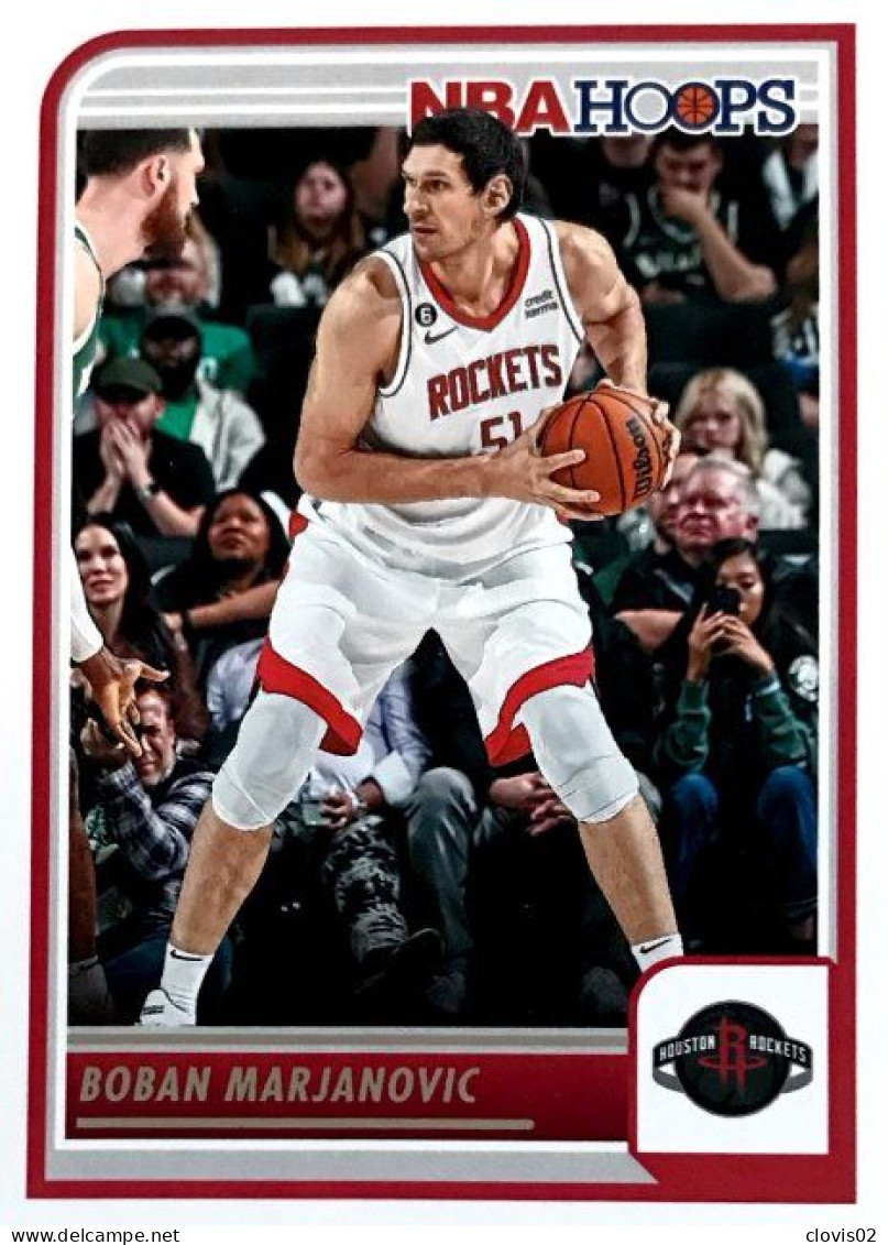 220 Boban Marjanovic - Houston Rockets - Carte Panini 2023-2024 NBA Hoops Base Cards - Otros & Sin Clasificación