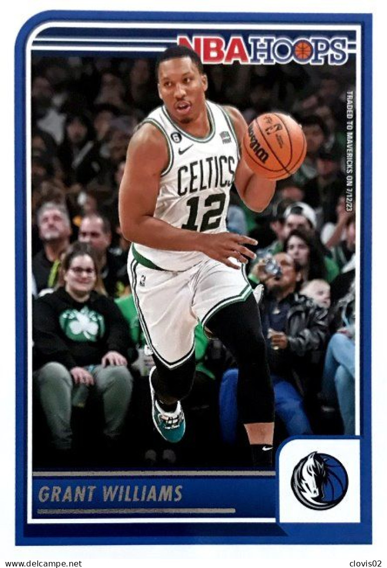 224 Grant Williams - Dallas Mavericks - Carte Panini 2023-2024 NBA Hoops Base Cards - Otros & Sin Clasificación