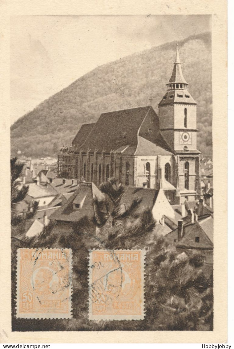 2 PostCards From: K. Lehmann, Brasov, Str. Neagra 7  Exchanged P.C's All Over The World!! - Roumanie