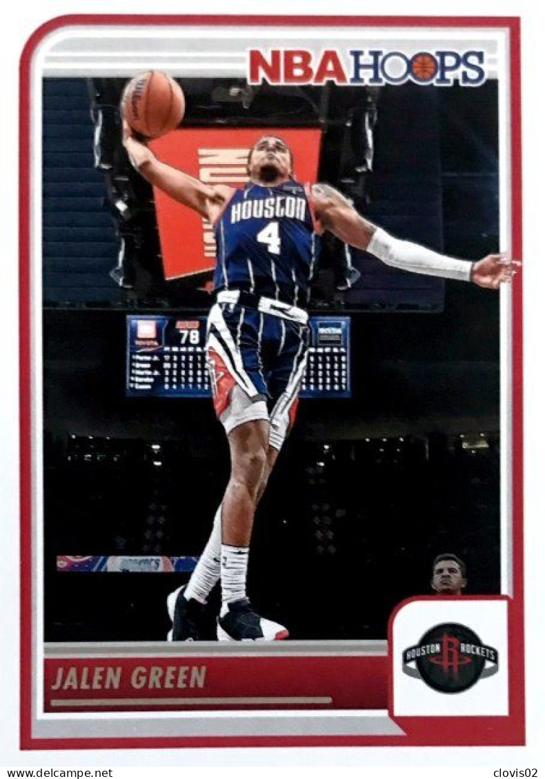 226 Jalen Green - Houston Rockets - Carte Panini 2023-2024 NBA Hoops Base Cards - Otros & Sin Clasificación