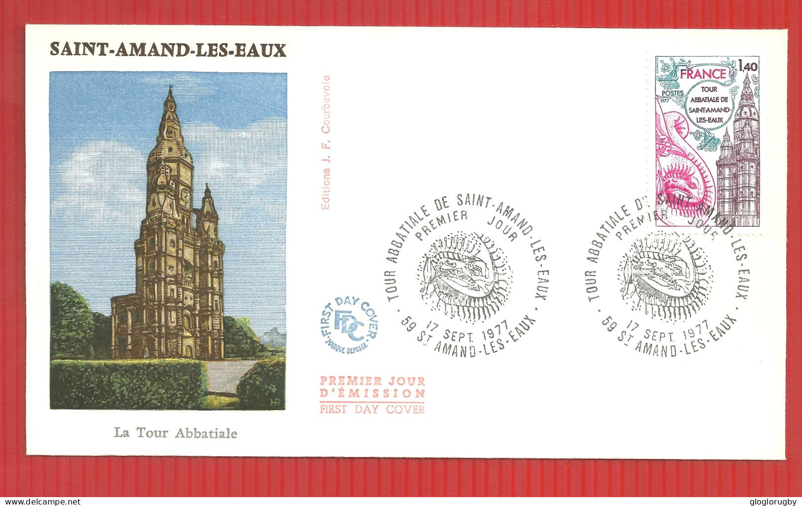 FDC SAINT AMAND LES EAUX  17 9 1977 - 1970-1979