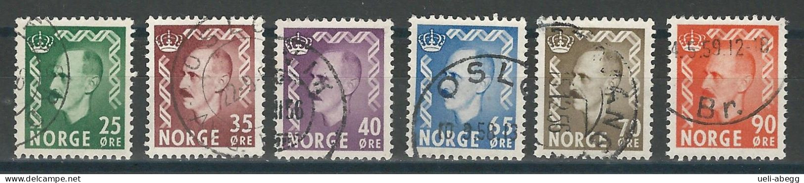 Norwegen Mi 396-401 O - Used Stamps