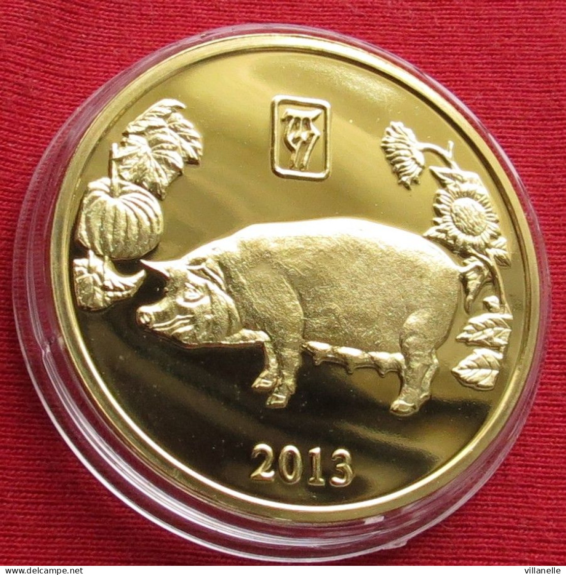 Korea North 20 Won 2013    Pig UNC ºº - Korea (Noord)