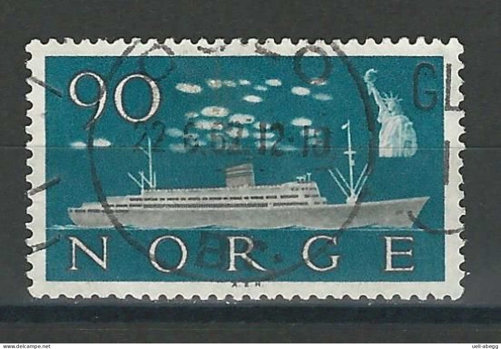 Norwegen Mi 448 O - Usados