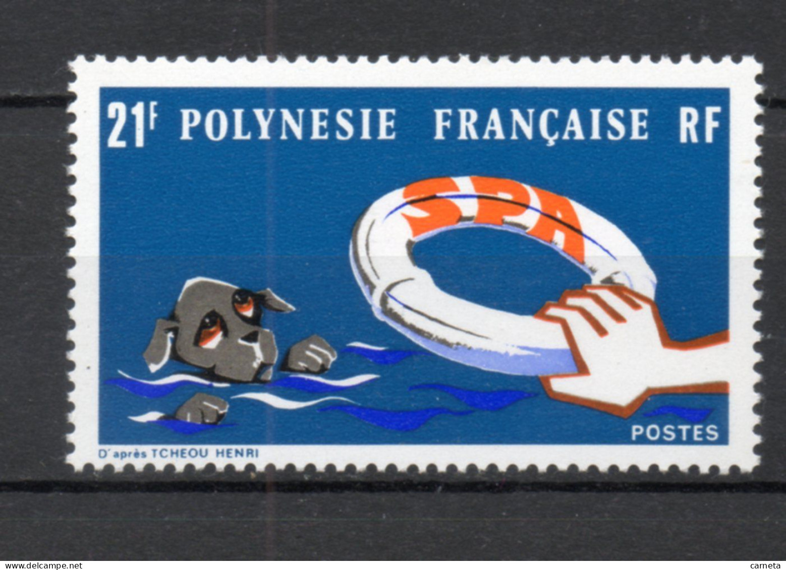 POLYNESIE  N°  96   NEUF SANS CHARNIERE COTE  14.20€   PROTECTION DES ANIMAUX - Nuovi