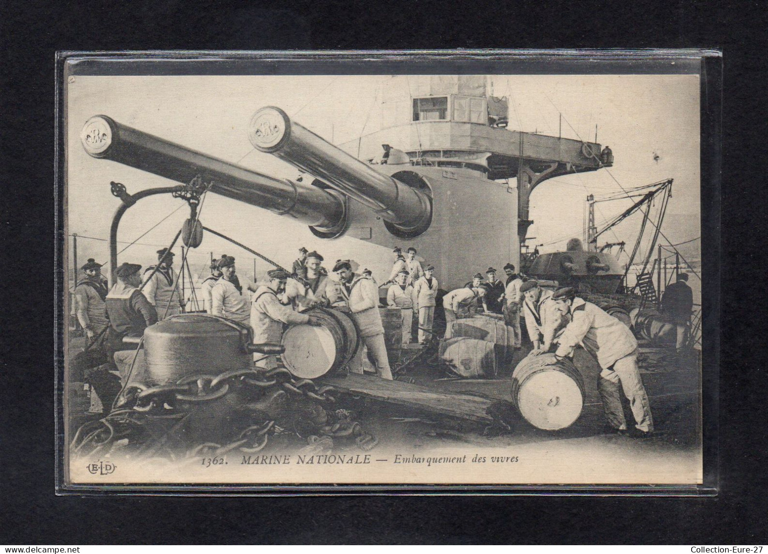 (24/03/24) THEME BATEAU-CPA MARINE NATIONALE - EMBARQUEMENT DES VIVRES - Warships