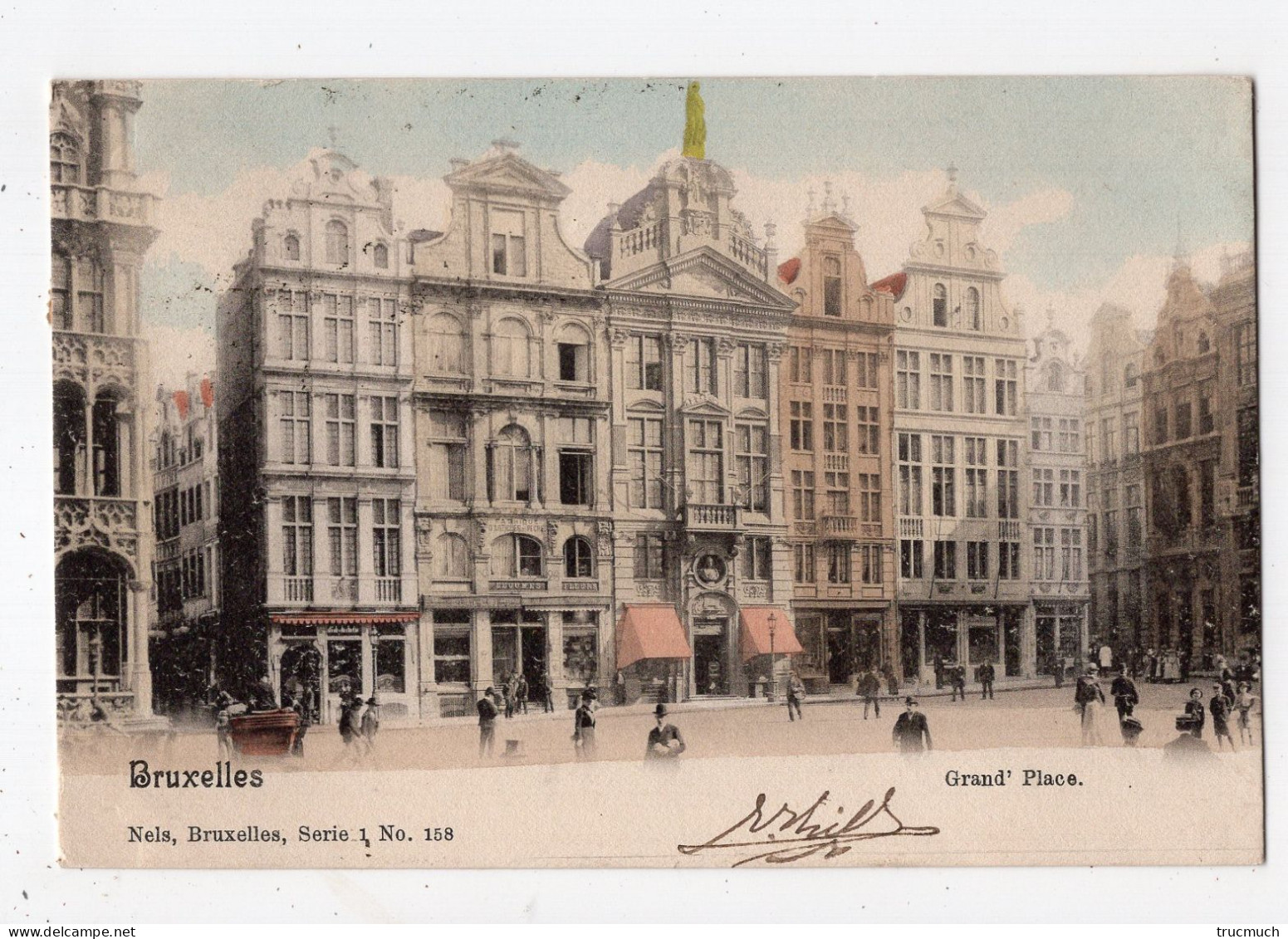 NELS Série 1 N° 158 - BRUXELLES - Grand'Place  *colorisée* - Lotes Y Colecciones