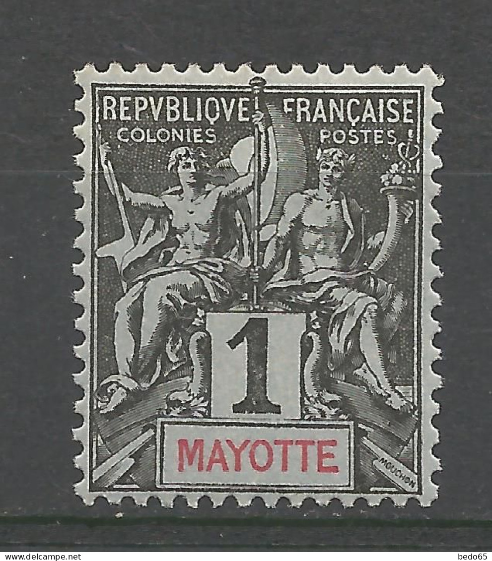 MAYOTTE N° 1 NEUF** LUXE SANS CHARNIERE / Hingeless / MNH - Nuevos