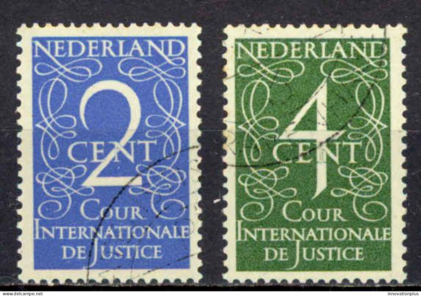 Netherlands Sc# O25-O26 Used 1950 Officials - Servicios