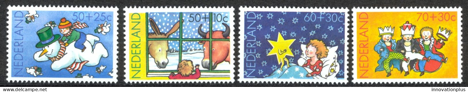 Netherlands Sc# B596-B599 MNH 1983 Christmas - Neufs