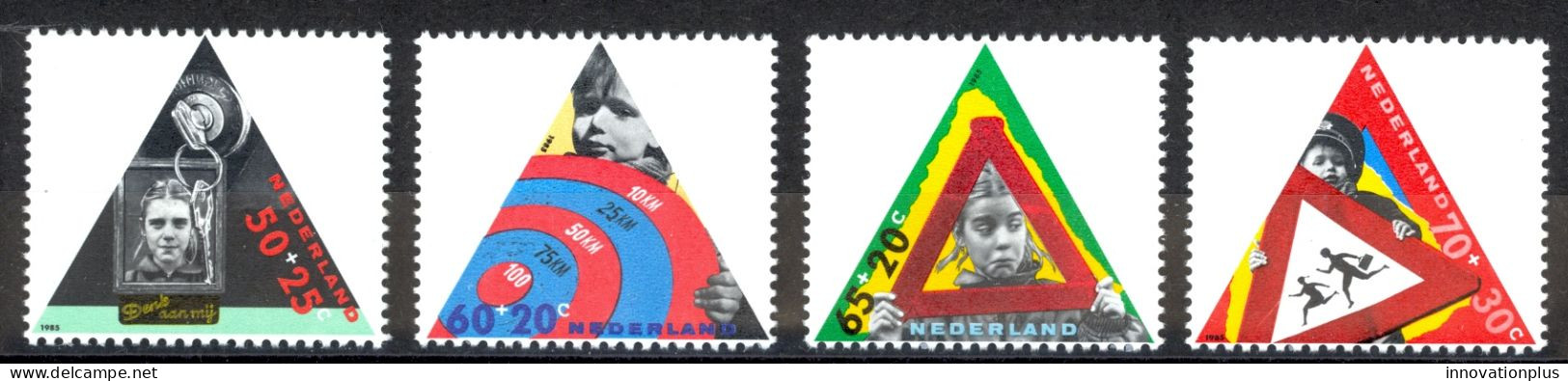 Netherlands Sc# B615-B618 MNH 1985 Traffic Safety - Unused Stamps
