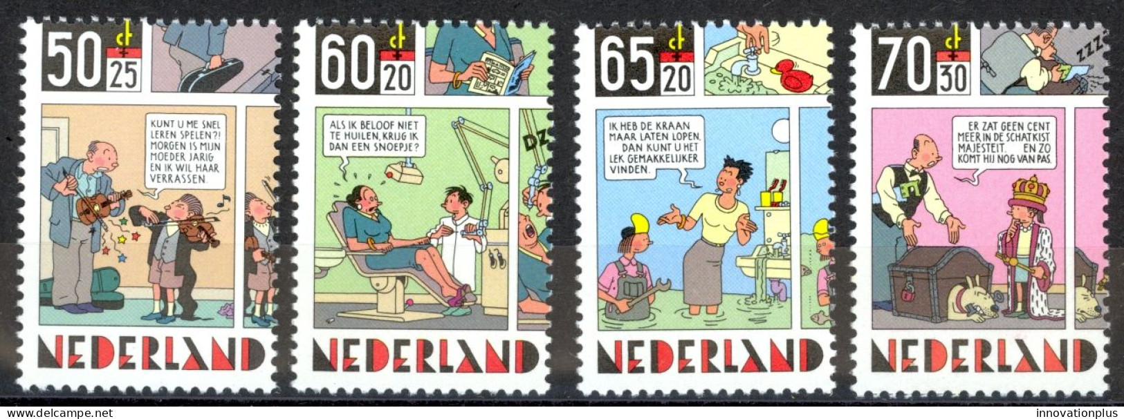 Netherlands Sc# B607-B610 MNH 1984 Comic Strips - Nuevos