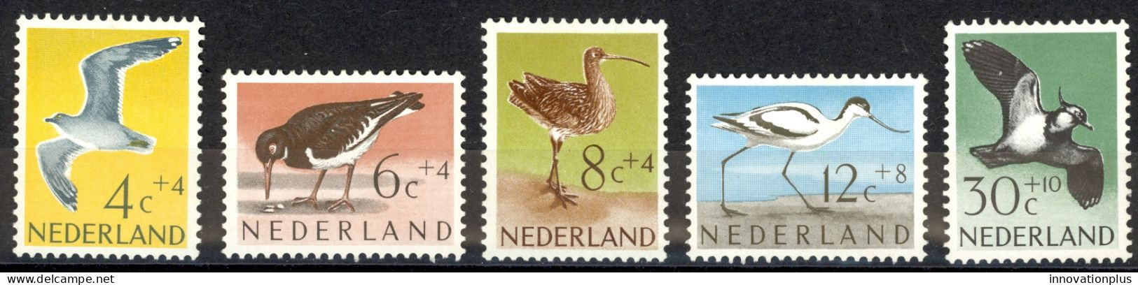 Netherlands Sc# B353-B357 MH 1961 Birds - Ongebruikt