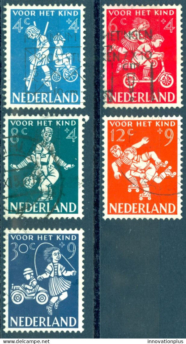 Netherlands Sc# B326-B330 Used 1958 Regional Costumes - Ongebruikt