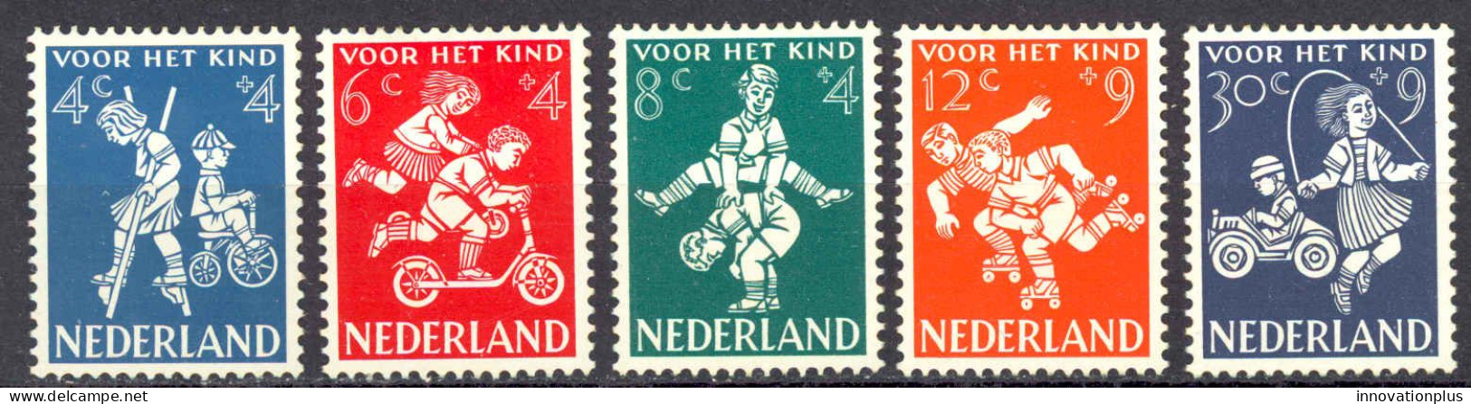 Netherlands Sc# B326-B330 MH 1958 Child Welfare - Ongebruikt